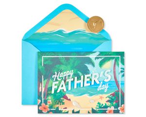 Little Bit of Paradise Father's Day Greeting Card