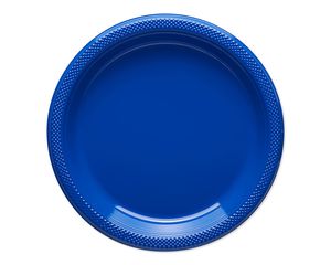royal blue dinner plates 20 ct