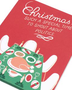 shout about politics christmas card