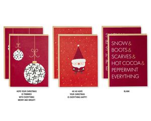 Holiday Premium Greeting Card Bundle, 24-Count