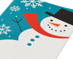 Snowman and Snowflakes Christmas Boxed Cards, 14 Count