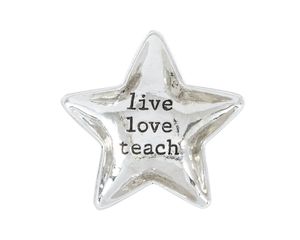 Mud Pie Live Love Teacher Mini Dish