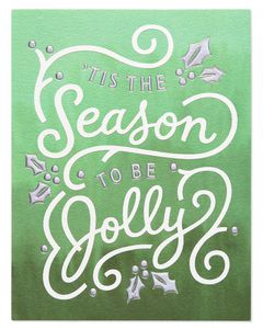 Jolly Happy Holidays Card 