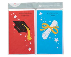Graduation Cap and Diploma Graduation Cards, 6-Count