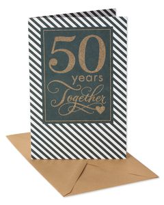 Together 50th Anniversary Card for Couple 