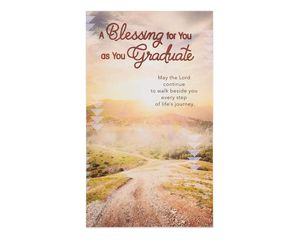 Religious Money and Gift Card Holder Graduation Card