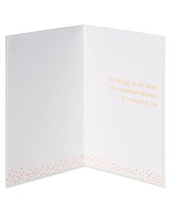 All the Love In the World Birthday Greeting Card for Son 