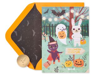 Spooky Party Halloween Greeting Card