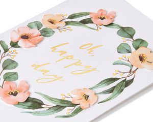 Happy Day Bridal Shower Greeting Card 