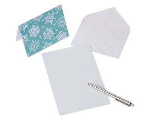 Snowflake Note Cards and Envelopes, 10-Count