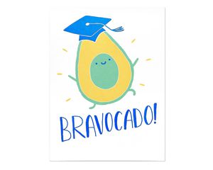 Bravocado Graduation Card