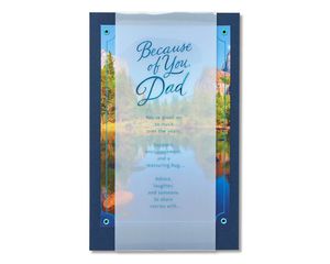 Because of You Father's Day Card 