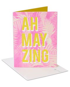 Ah-may-zing Congratulations Card