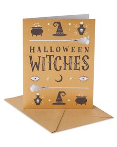 Witches Halloween Card