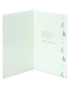 Blessings of God's Love Religious Christmas Greeting Card 