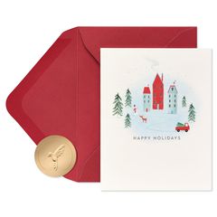 From Our Family to Yours Holiday Cards Boxed with Envelopes,20-Count