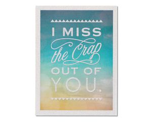 Miss You Thinking of You Card