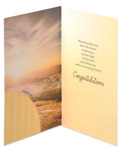 Religious Money and Gift Card Holder Graduation Card