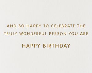 Truly Wonderful Person Birthday Greeting Card for Brother