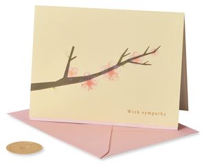 Lilies Sympathy Greeting Card 