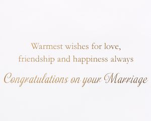 Warmest Wishes Wedding Greeting Card