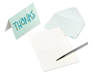 Patterned Letters Blank Cards with Envelopes, 14-Count