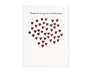 unconditional love mother's day card