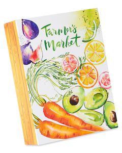 Fruits and Vegetables Thank You Boxed Blank Note Cards with Envelopes, 20-Count