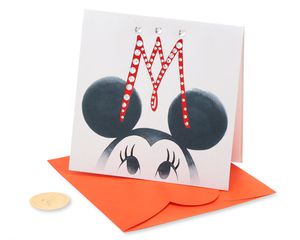 Minnie With Crown Blank Friendship Greeting Card 