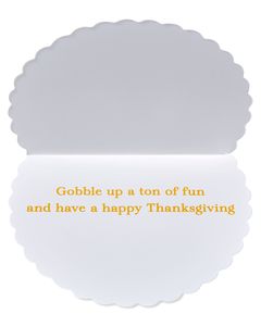 Gobble Up Thanksgiving Greeting Card