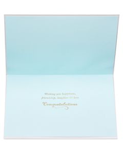 Happiness, Friendship, Laughter & Love Wedding Greeting Card 