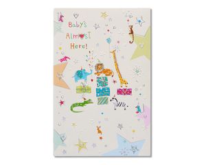 Almost Here New Baby Congratulations Card