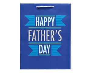 medium happy father's day gift bag