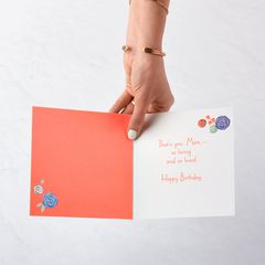 Sweet Strong Beautiful Birthday Card for Mom