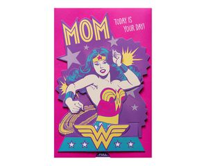 Wonder Woman Mother's Day Card