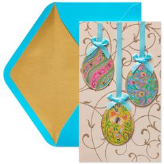 Hanging Eggs Easter Greeting Card