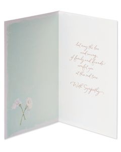 No Words Sympathy Card