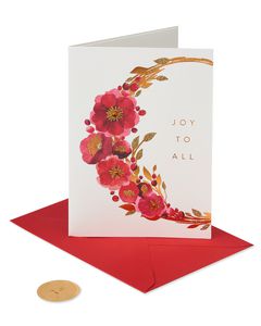 Wishes from the Heart Holiday Greeting Card 