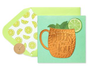 Moscow Mule Birthday Greeting Card