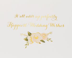Chalkboard Wedding Greeting Card