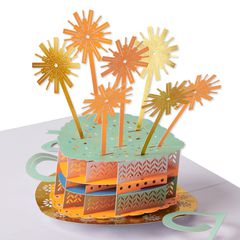 Birthday Cake Pop-Up Birthday  Card 