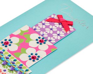 Fabric Gifts Birthday Greeting Card