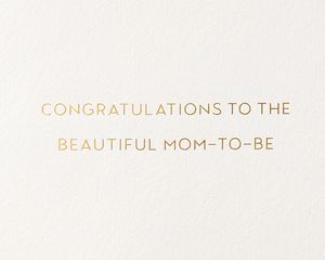 Mom To Be Bump New Baby Greeting Card 