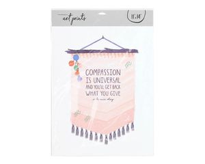Compassion is Universal Frameable Art Print, 11 in. x 14 in.