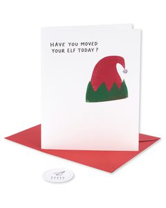move your elf christmas card