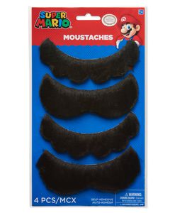 Super Mario Mustaches, 4-Count