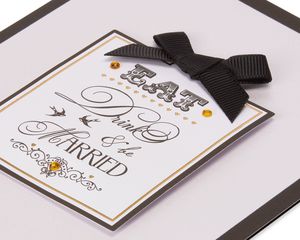 Eat Drink and Be Married Wedding Card 