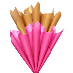 Pink and Gold Valentine's Day Tissue Paper, 8 Sheets