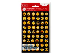 Smiles and Icon Stickers, 200-Count
