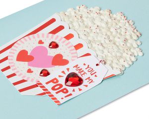 You Make My Heart Pop Funny Cute Valentine’s Day Greeting Card 